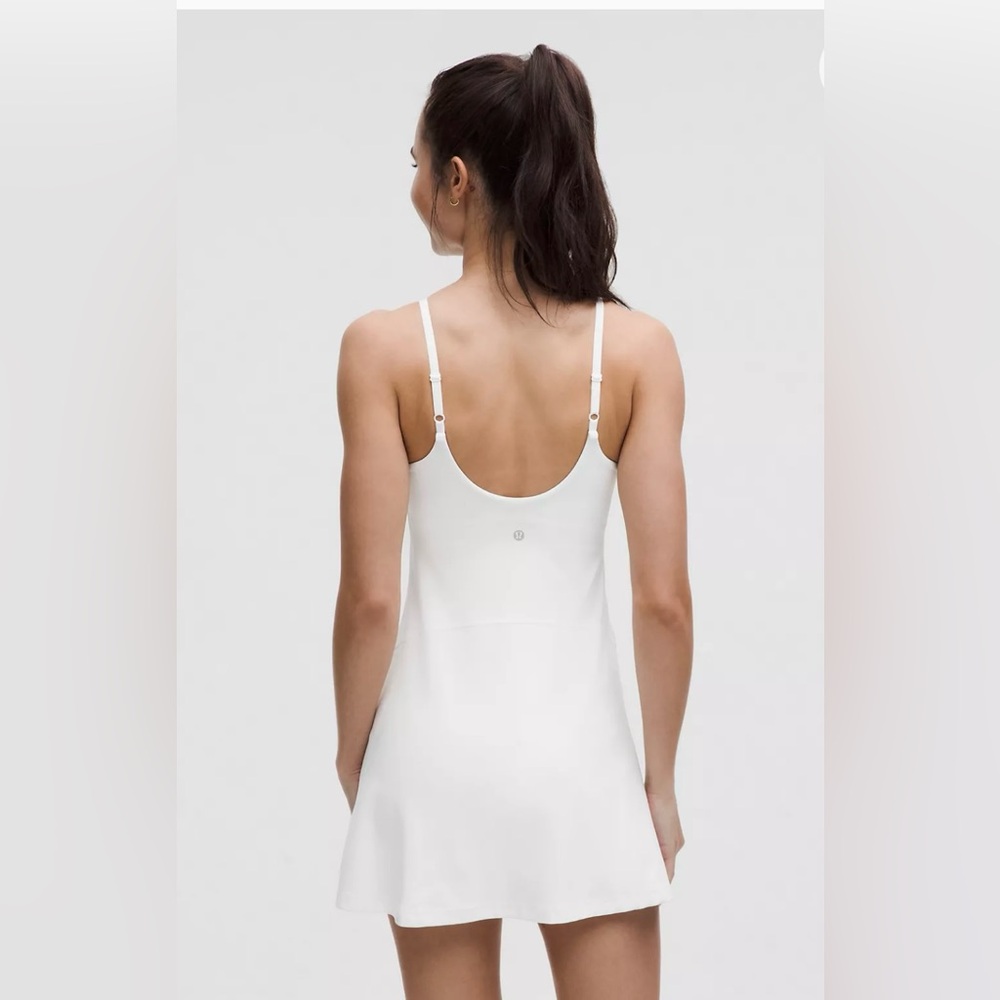 Lululemon Athletica Align High-Neck White Dress A/B Size 8 - Picture 5 of 9
